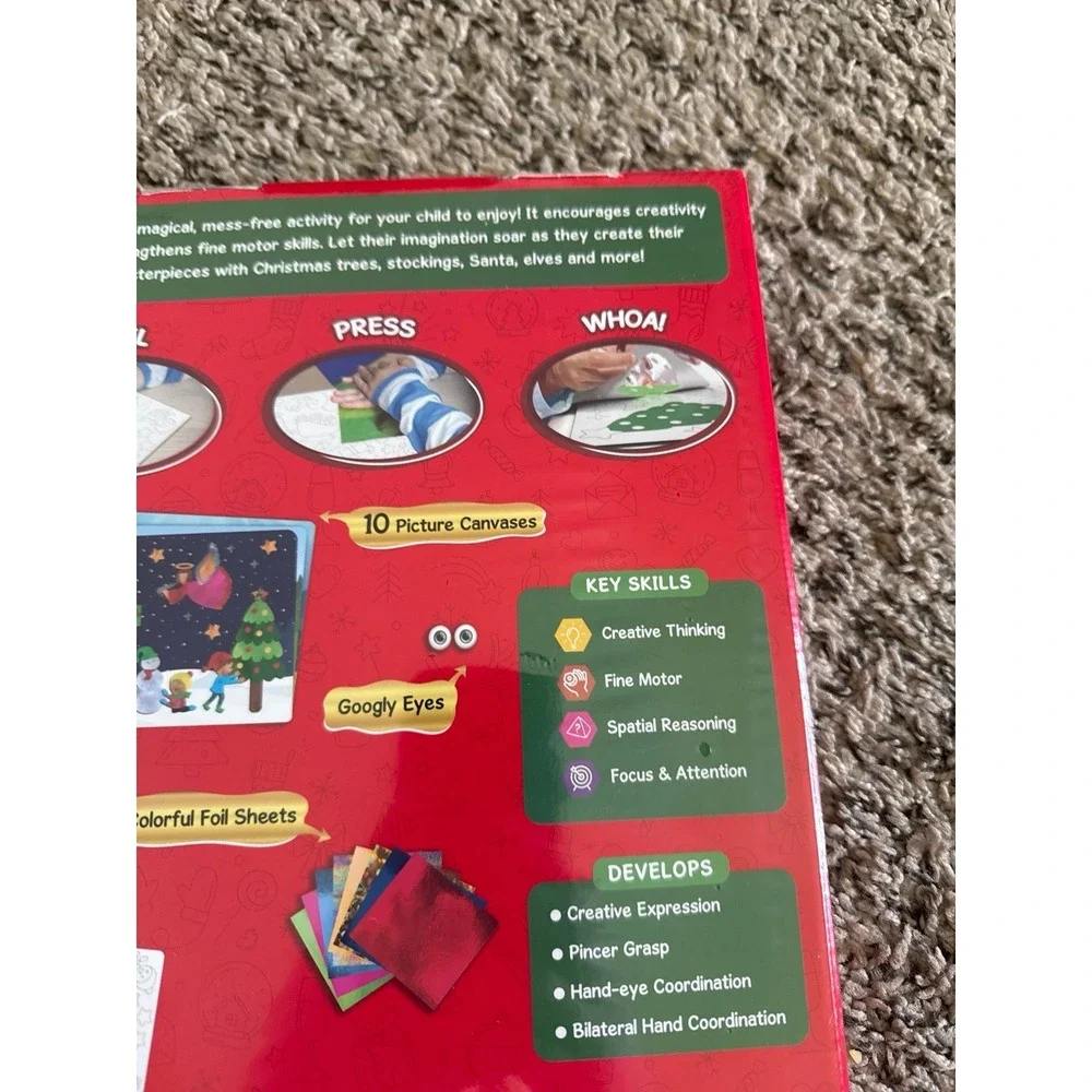 NWT Skillmatics‎ Peel & Press Foil Fun Holiday Magic